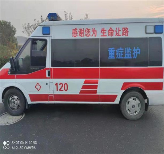 月湖救护车出租服务案例3